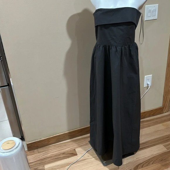 Zara STRAPLESS LONG DRESS - Picture 2 of 14